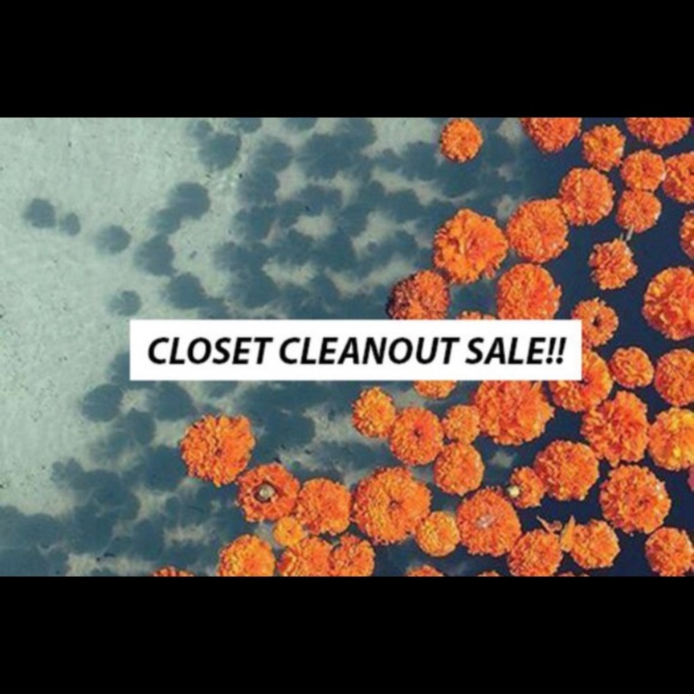 Cleaning my whole closet out!